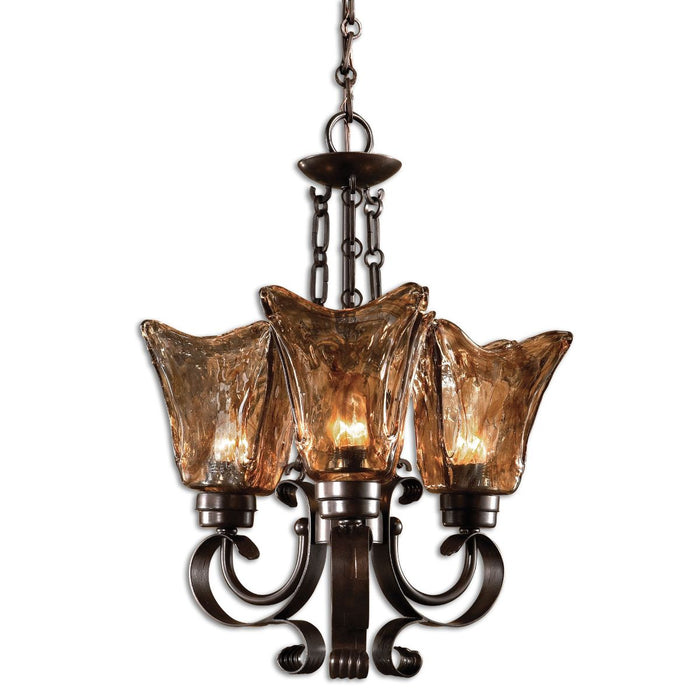 Uttermost Vetraio 3Lt Oil Rubbed Bronze Chandelier