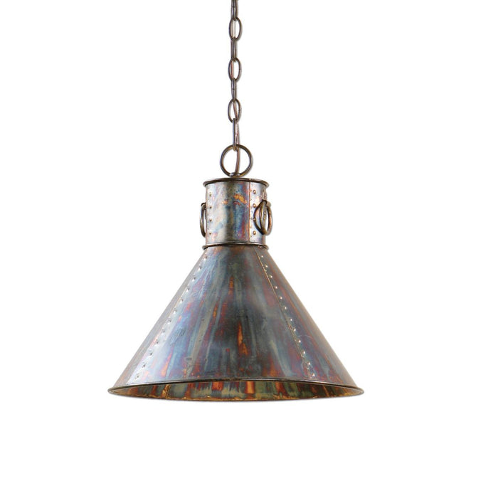 Uttermost Levone 1 Light Oxidized Bronze Pendant