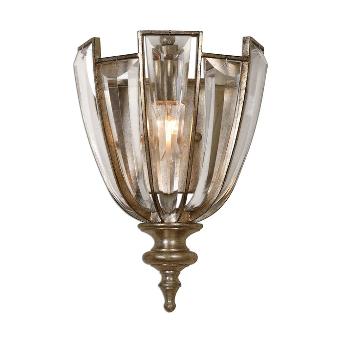 Uttermost Vicentina 1 Light Crystal Wall Sconce