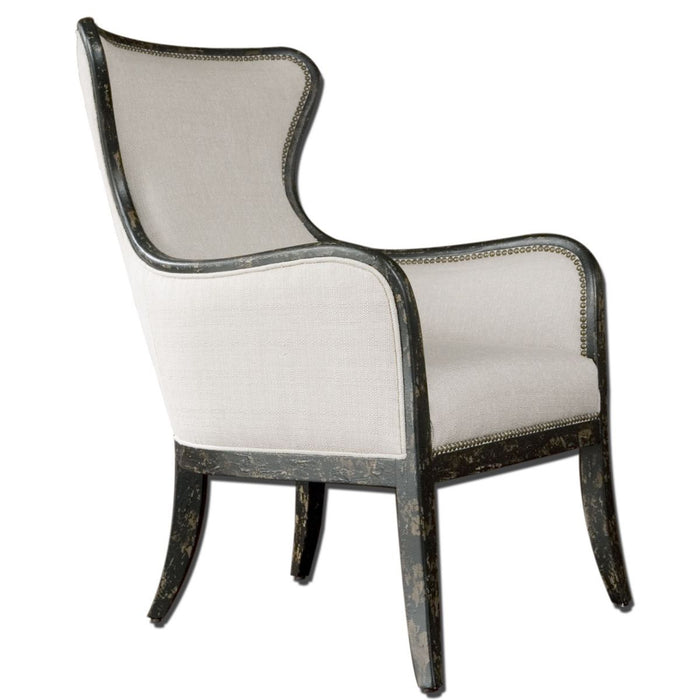 Uttermost Sandy Wing Back Armchair