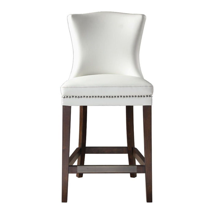 Uttermost Dariela White Counter Stool