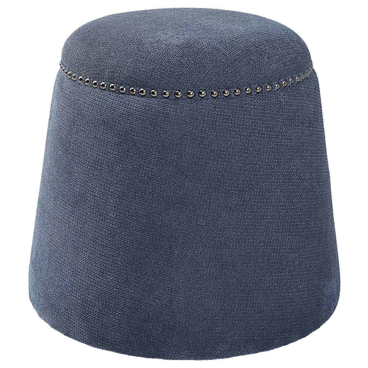 Uttermost Gumdrop Denim Ottoman