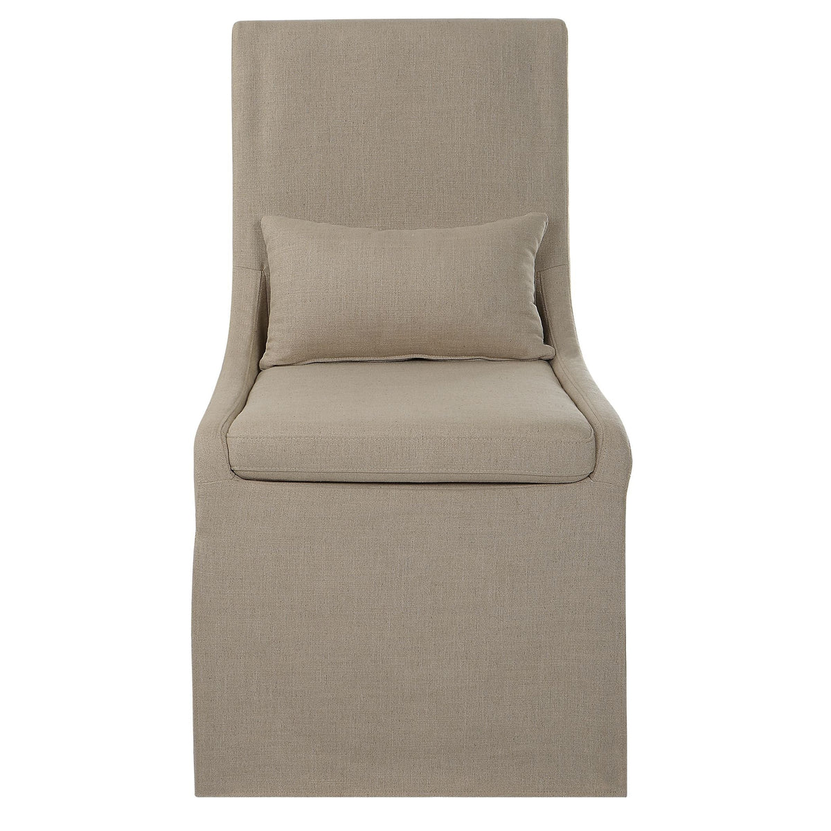 Uttermost Coley Tan Armless Chair