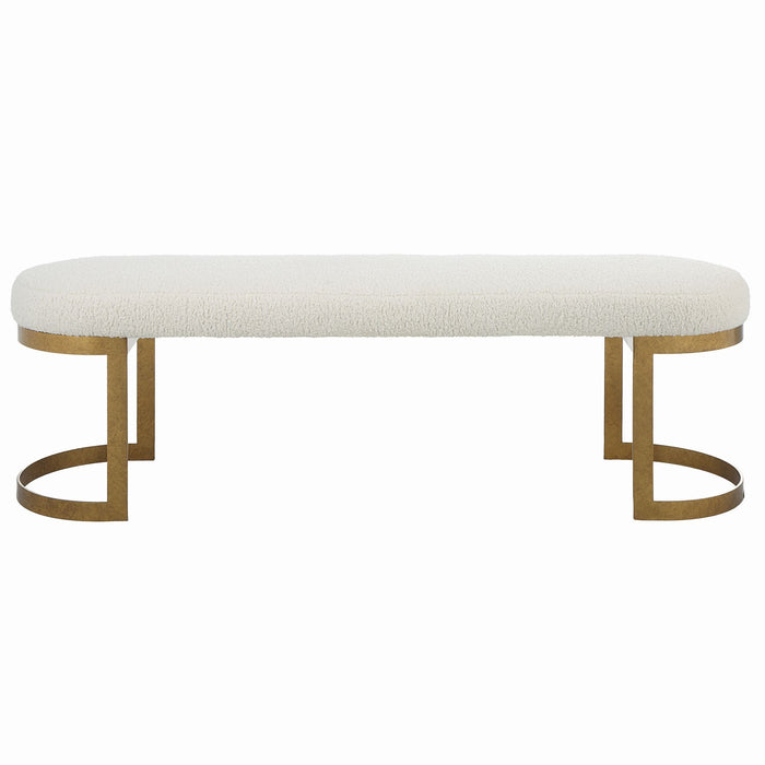 Uttermost Infinity Gold Bench