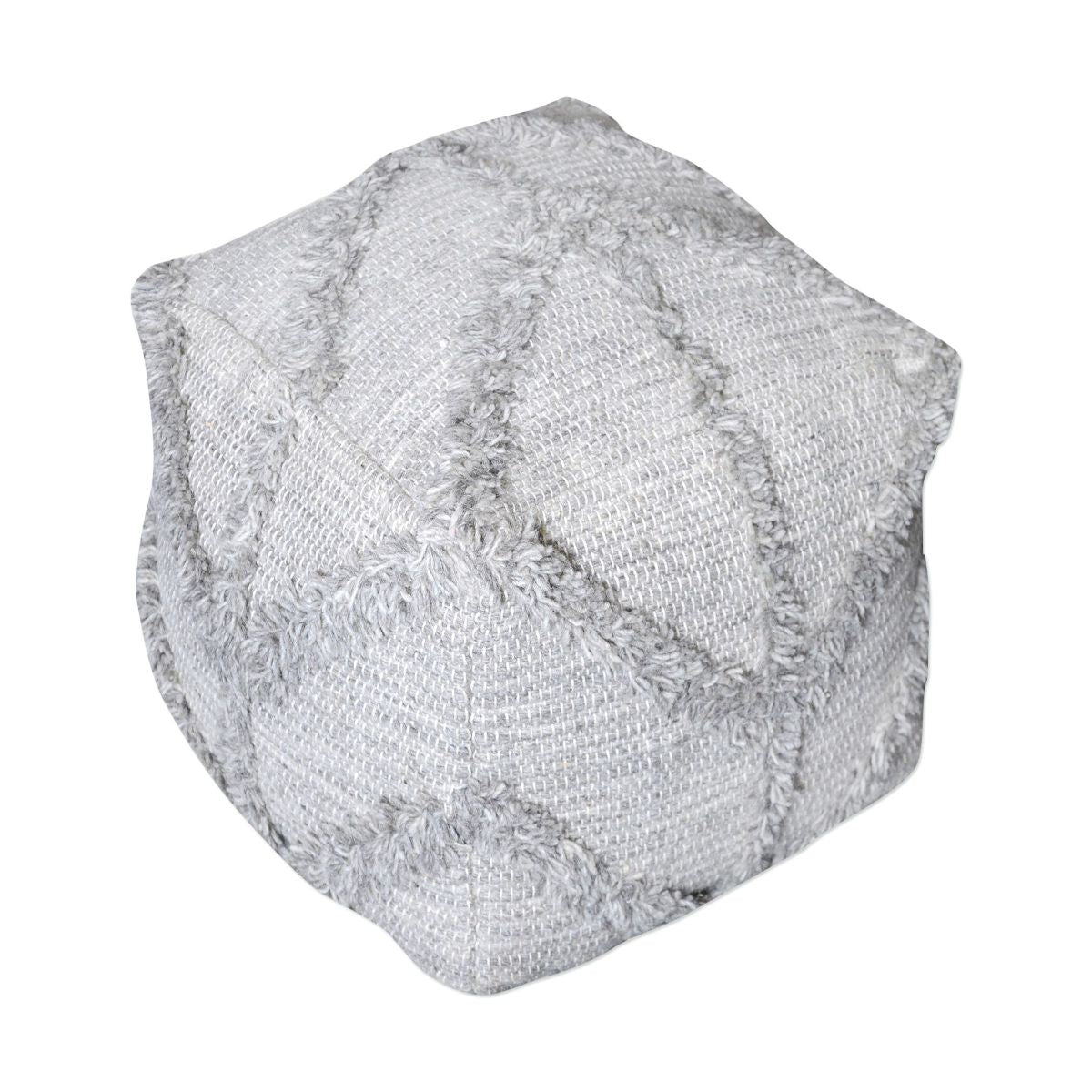 Uttermost Olfen Gray Pouf