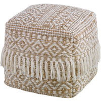 Uttermost Boheme Wool & Hemp Pouf