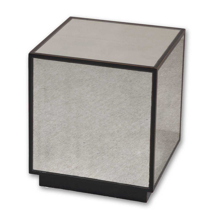 Uttermost Matty Mirrored Cube Table