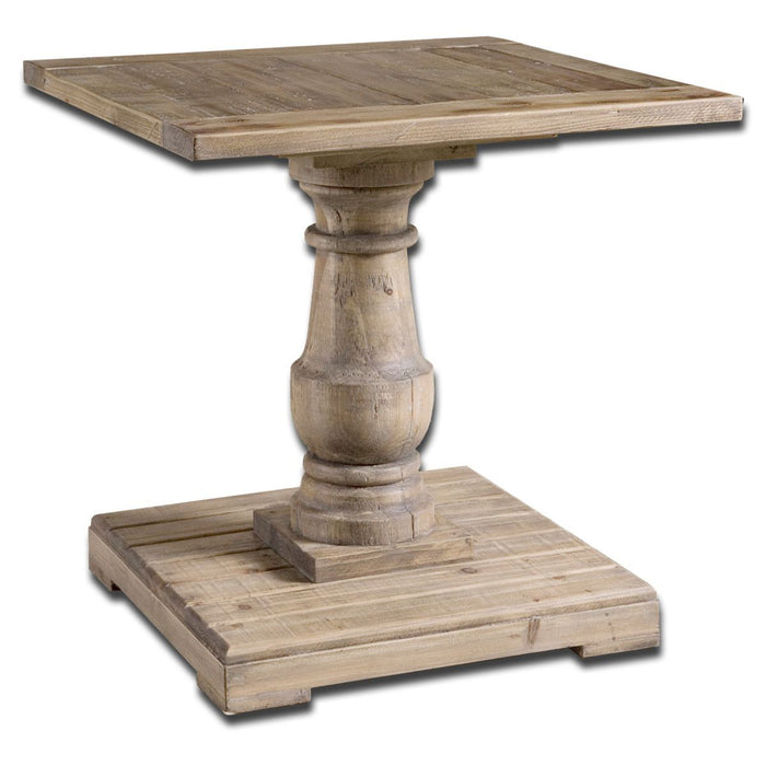 Uttermost Stratford Pedestal End Table