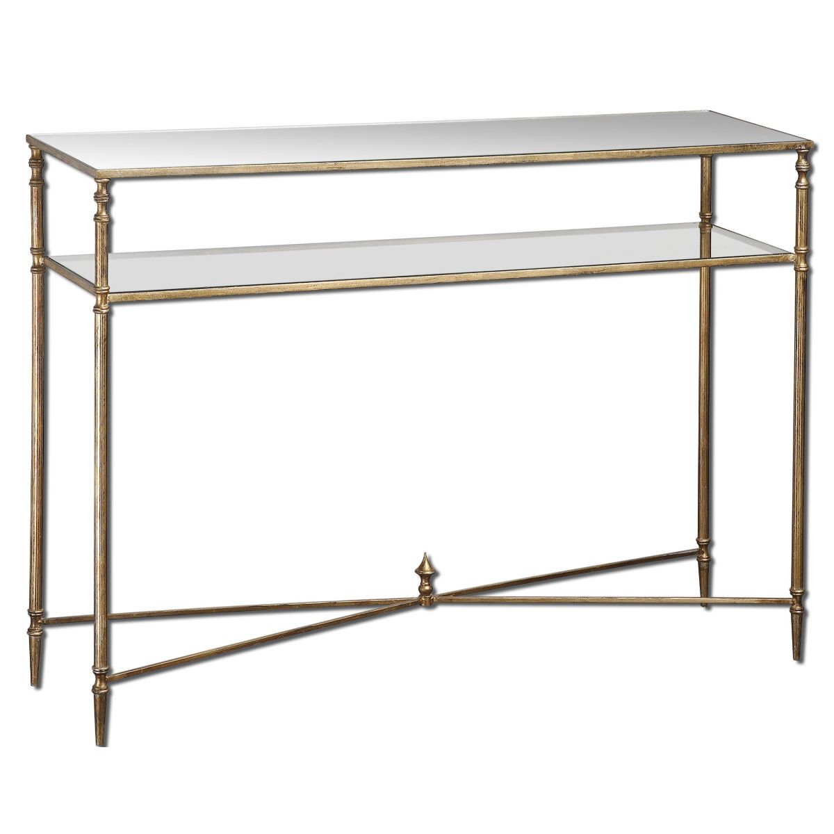 Uttermost Henzler Mirrored Glass Console Table