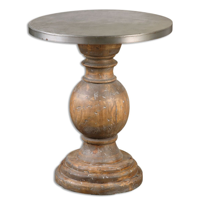 Uttermost Blythe Wooden SideTable