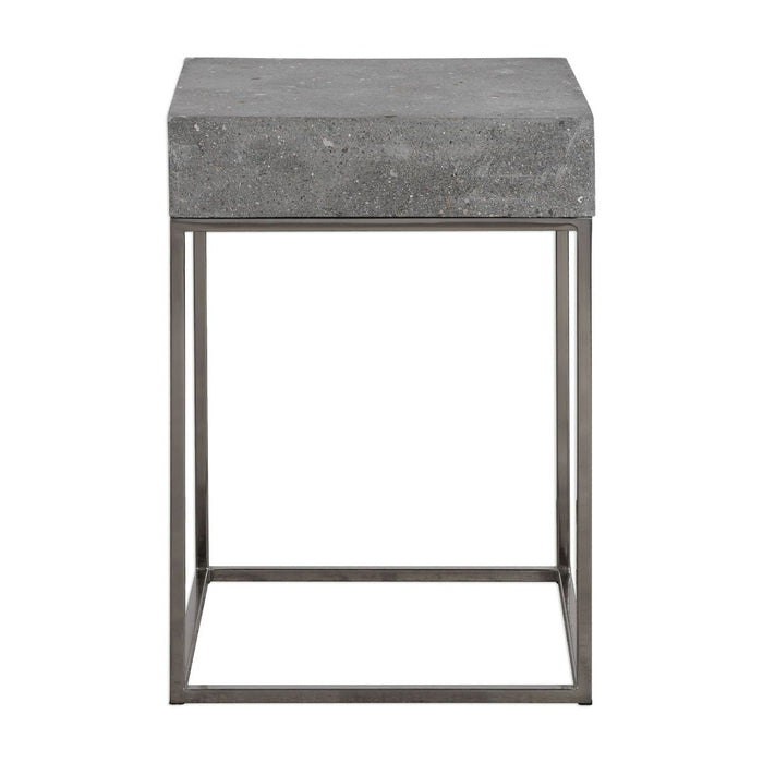 Uttermost Jude Concrete Accent Table