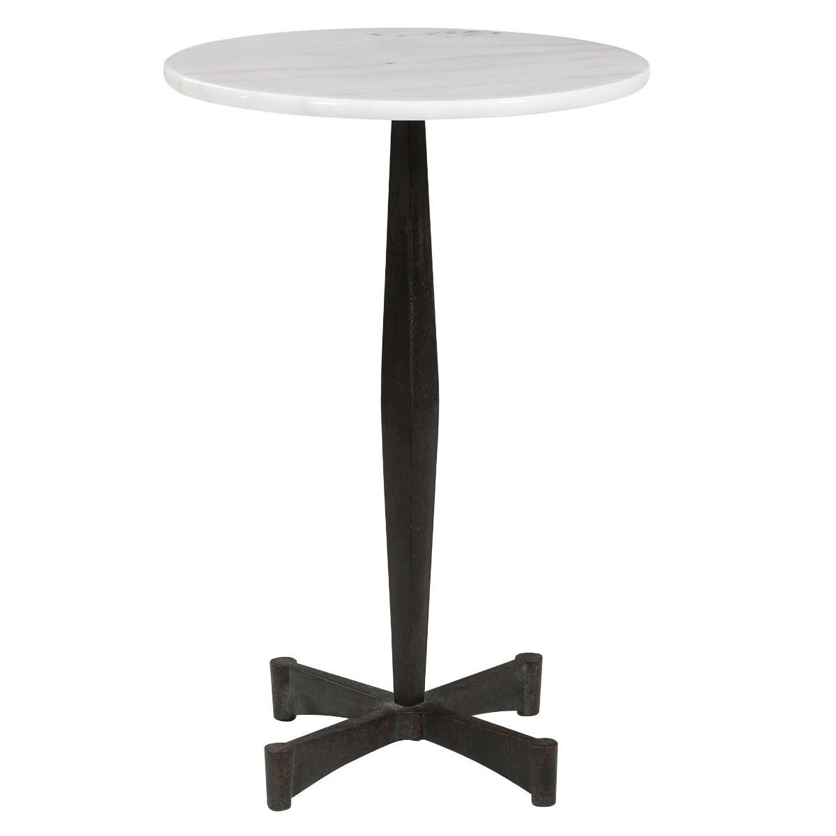 Uttermost Counteract White Accent Table