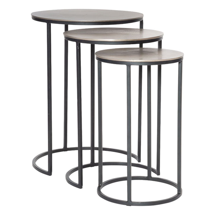 Uttermost Erik Metal Nesting Tables, S/3