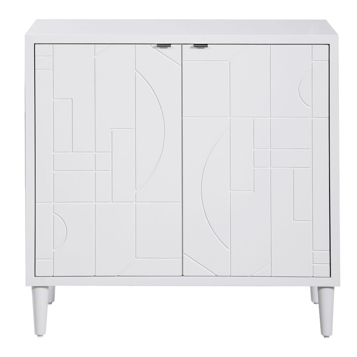 Uttermost Stockholm White 2 Door Cabinet