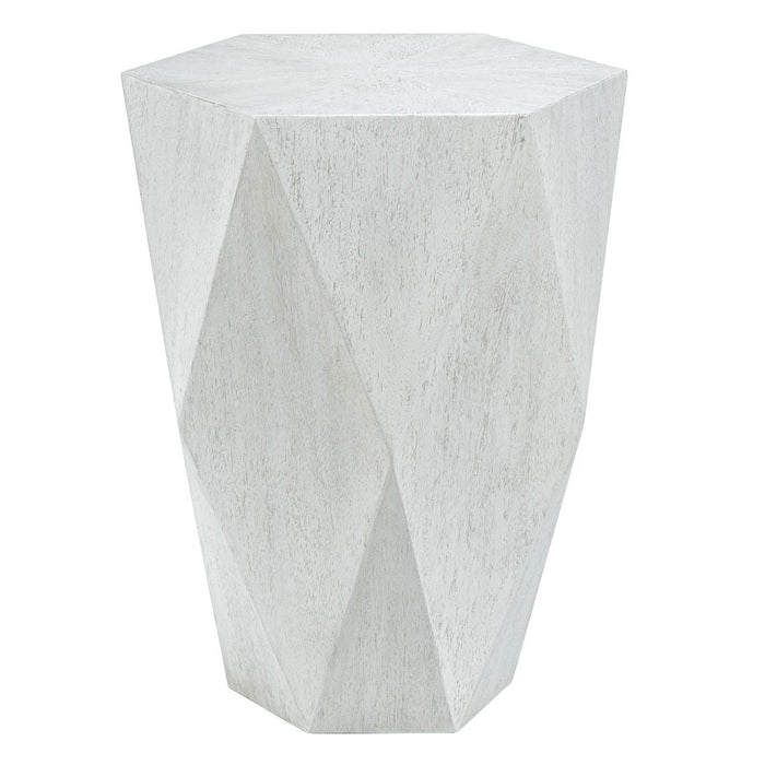 Uttermost Volker White Side Table