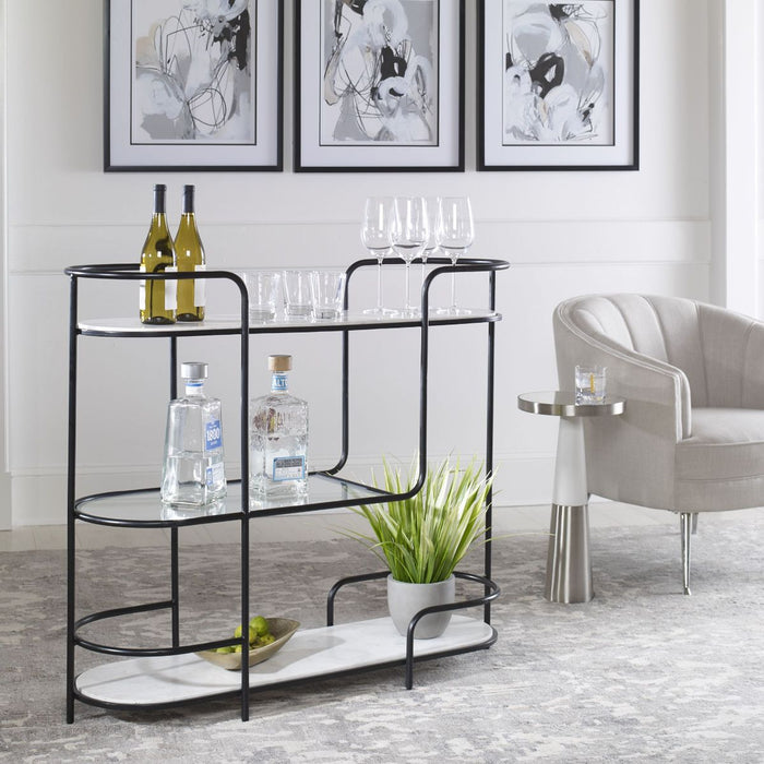 Uttermost Trolley Bar Console