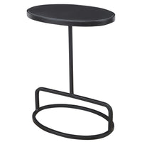 Uttermost Jessenia Black Marble Accent Table