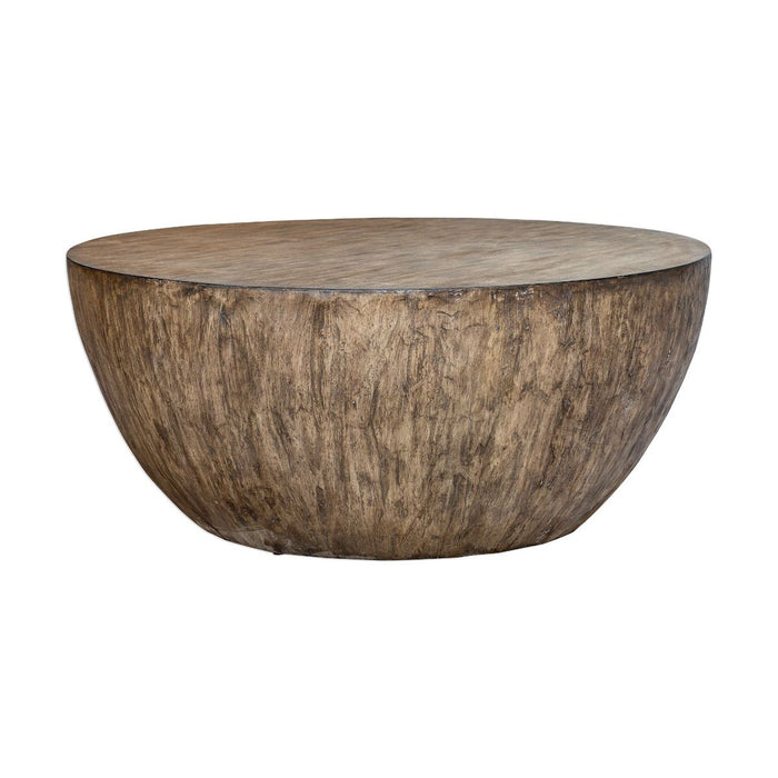 Uttermost Lark Round Wood Coffee Table