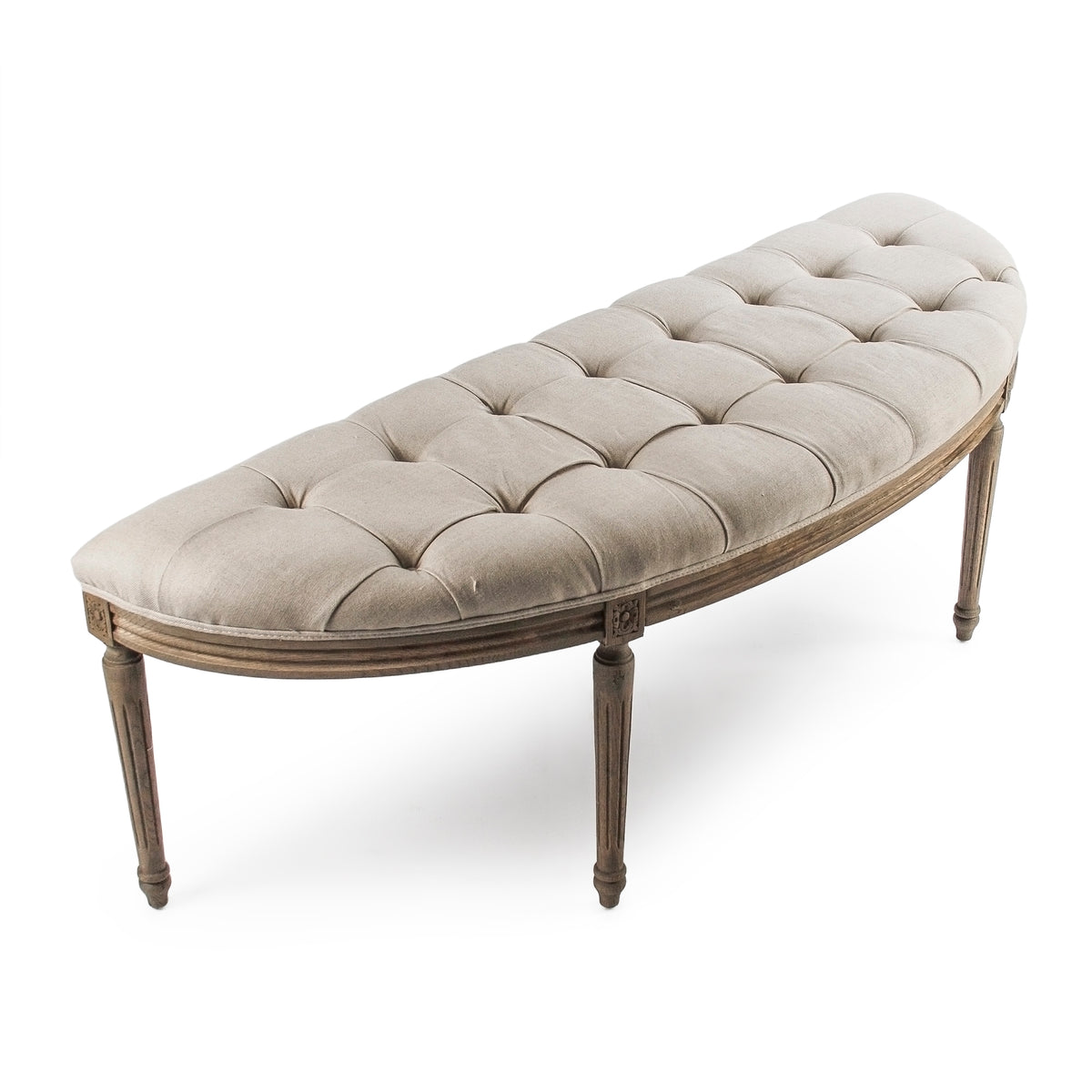 Louis Curve Bench by Zentique