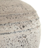 Distressed Grey Wash Vase (8489L A344) by Zentique