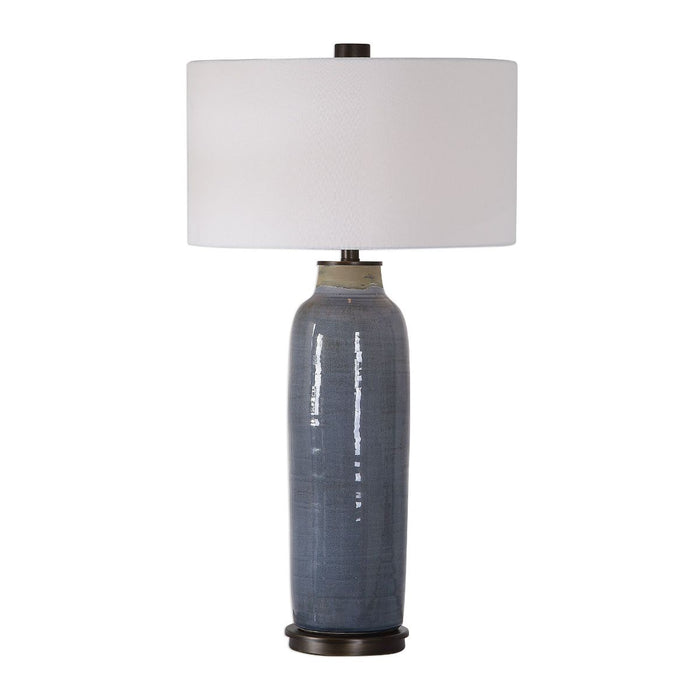 Uttermost Vicente Slate Blue Table Lamp