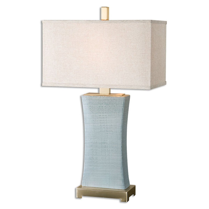 Uttermost Cantarana Blue Gray Table Lamp