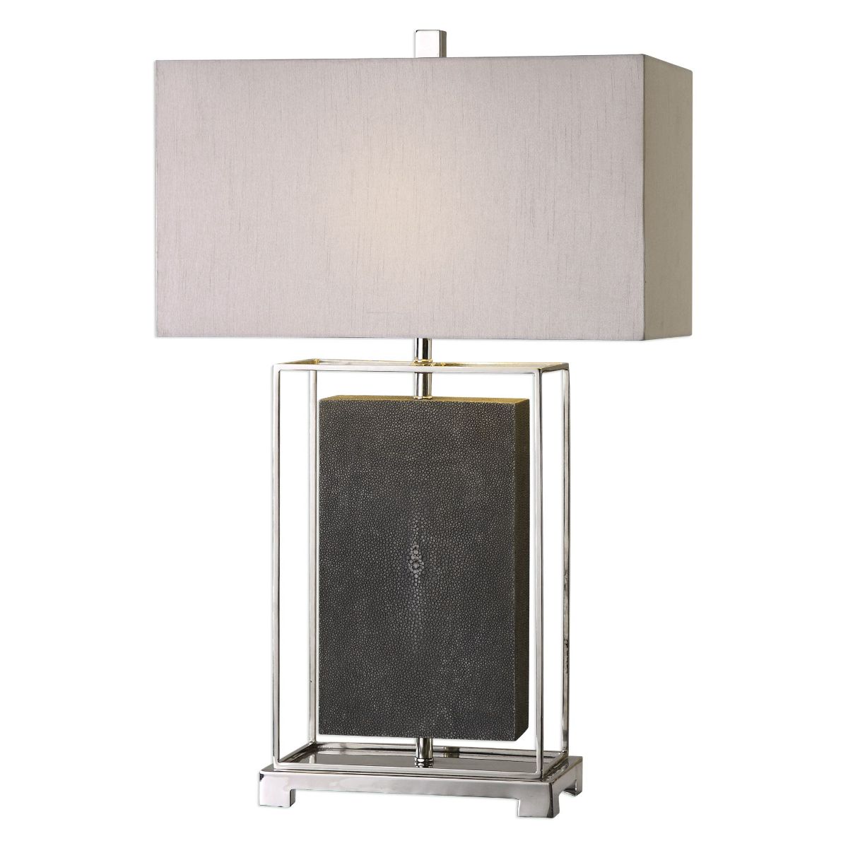 Uttermost Sakana Gray Textured Table Lamp