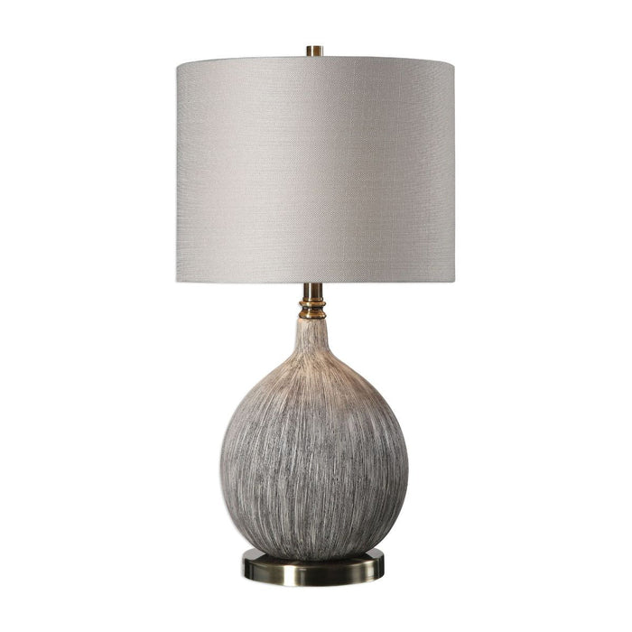 Uttermost Hedera Textured Ivory Table Lamp