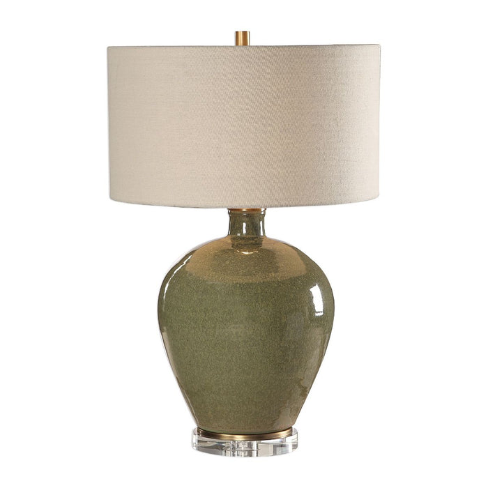 Uttermost Elva Emerald Table Lamp