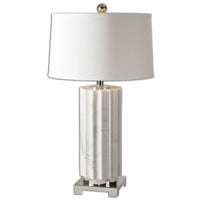Uttermost Castorano White Marble Lamp