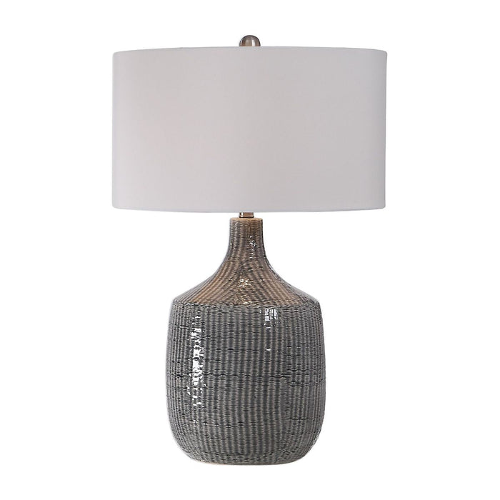 Uttermost Felipe Distressed Gray Table Lamp