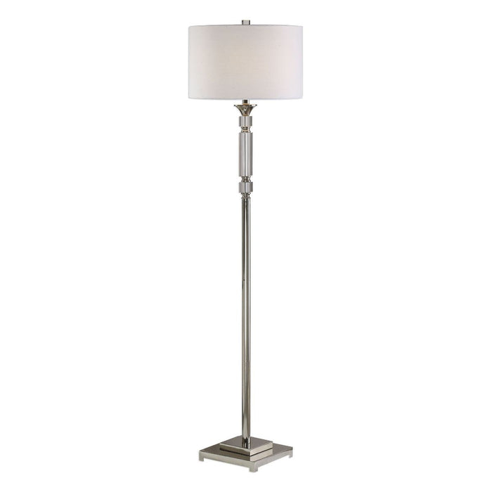 Uttermost Volusia Nickel Floor Lamp