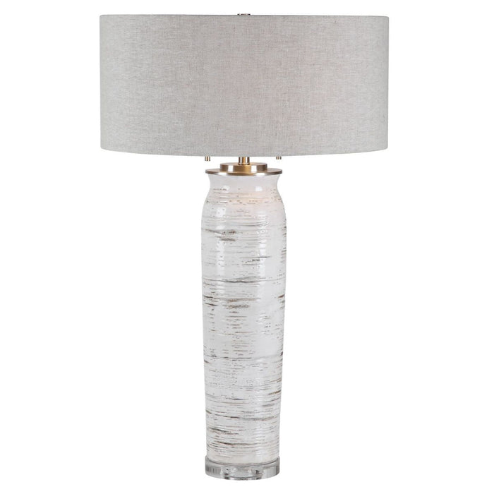 Uttermost Lenta White Table Lamp