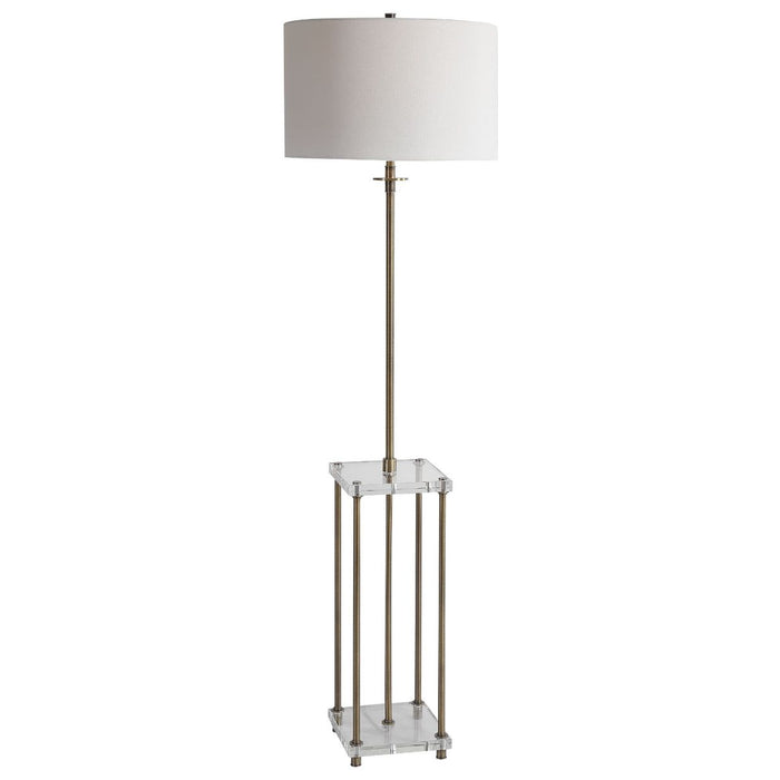 Uttermost Palladian Antique Brass Floor Lamp