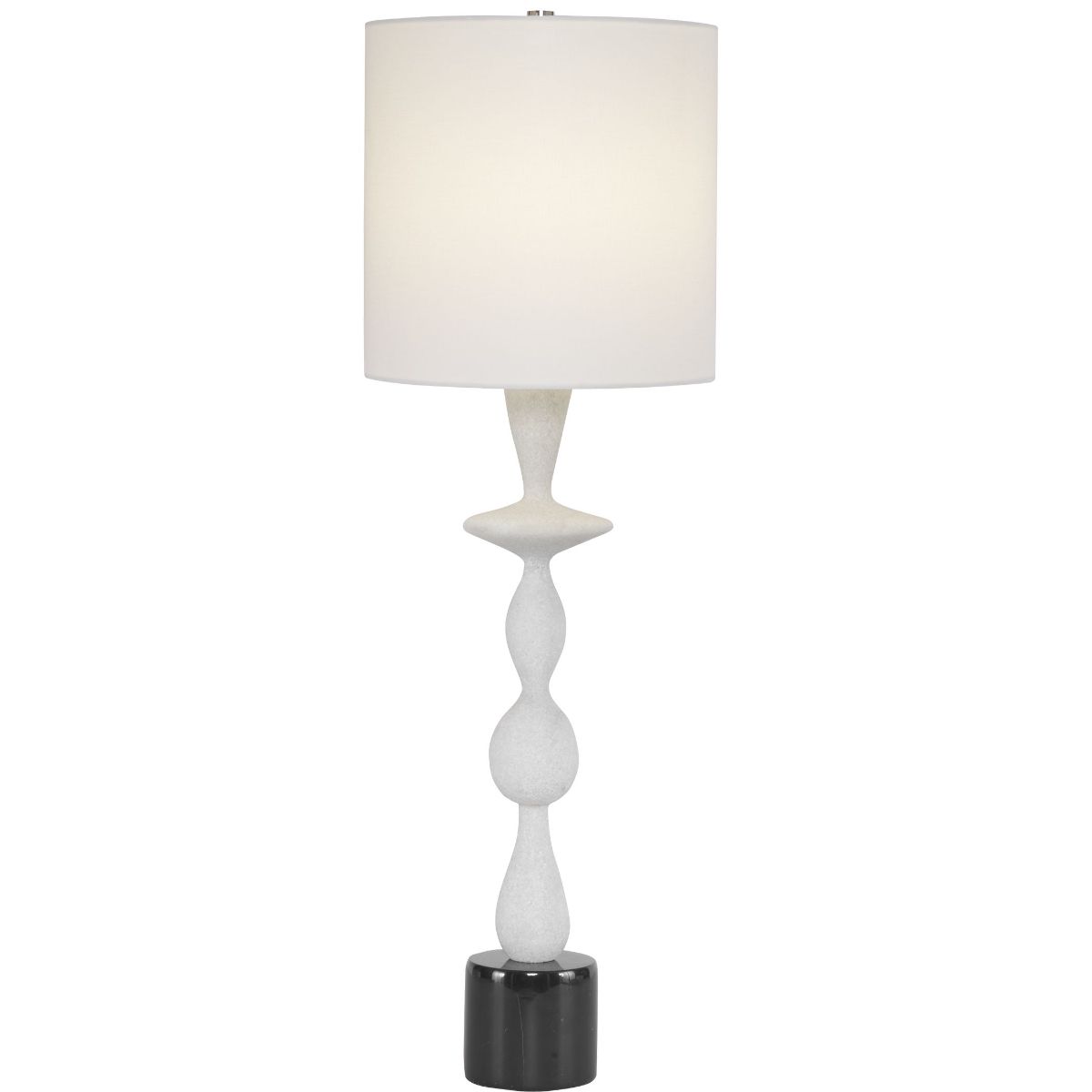 Uttermost Inverse White Marble Table Lamp