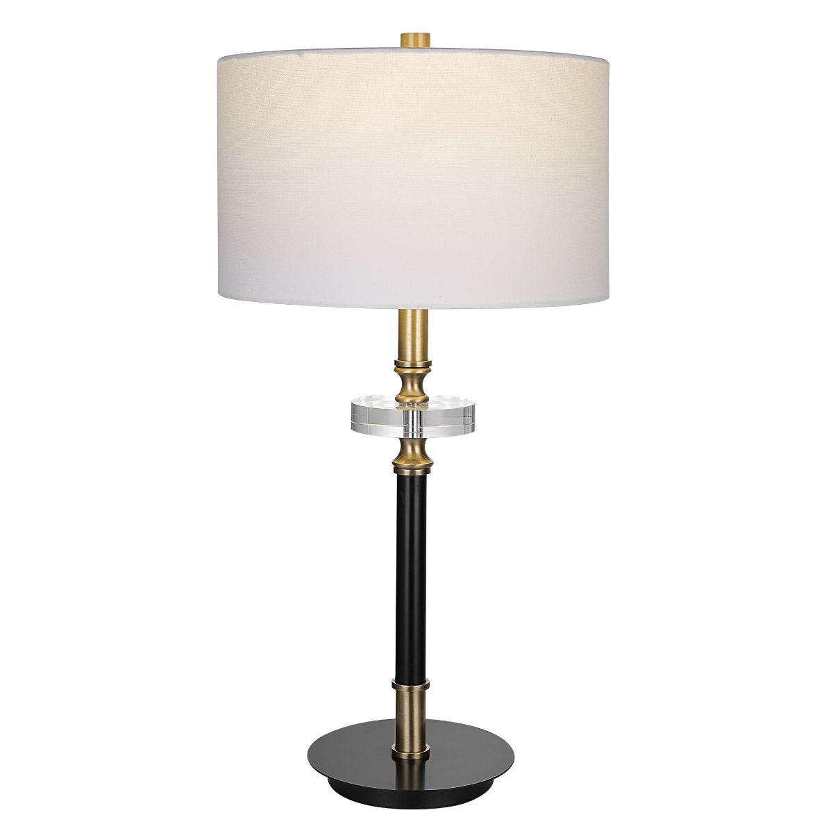 Uttermost Maud Aged Black Table Lamp