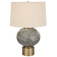 Uttermost Lunia Gray Glass Table Lamp