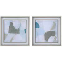 Uttermost Mist Shapes Framed Prints, Set/2