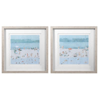 Uttermost Sea Glass Sandbar Framed Prints, Set/2