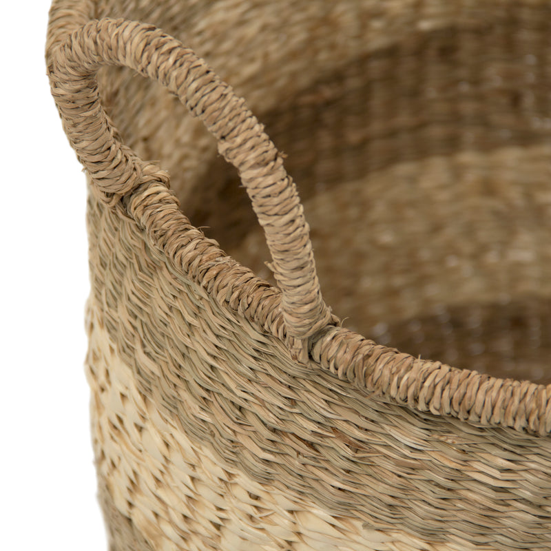 Rounded Basket w/ Handles by Zentique