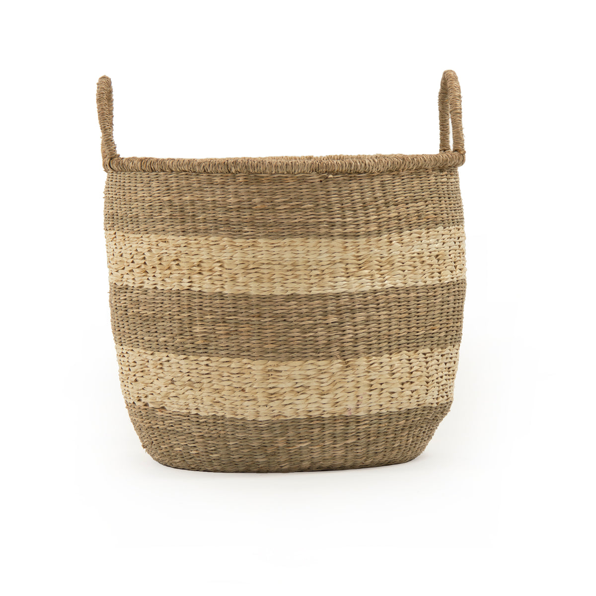 Rounded Basket w/ Handles by Zentique