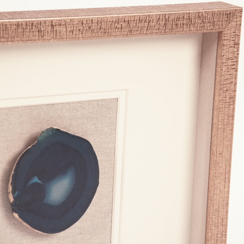 Three Blue Geode Wall Art by Zentique