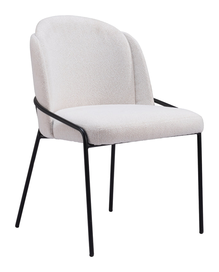 Jambi Dining Chair (Set of 2) Ivory