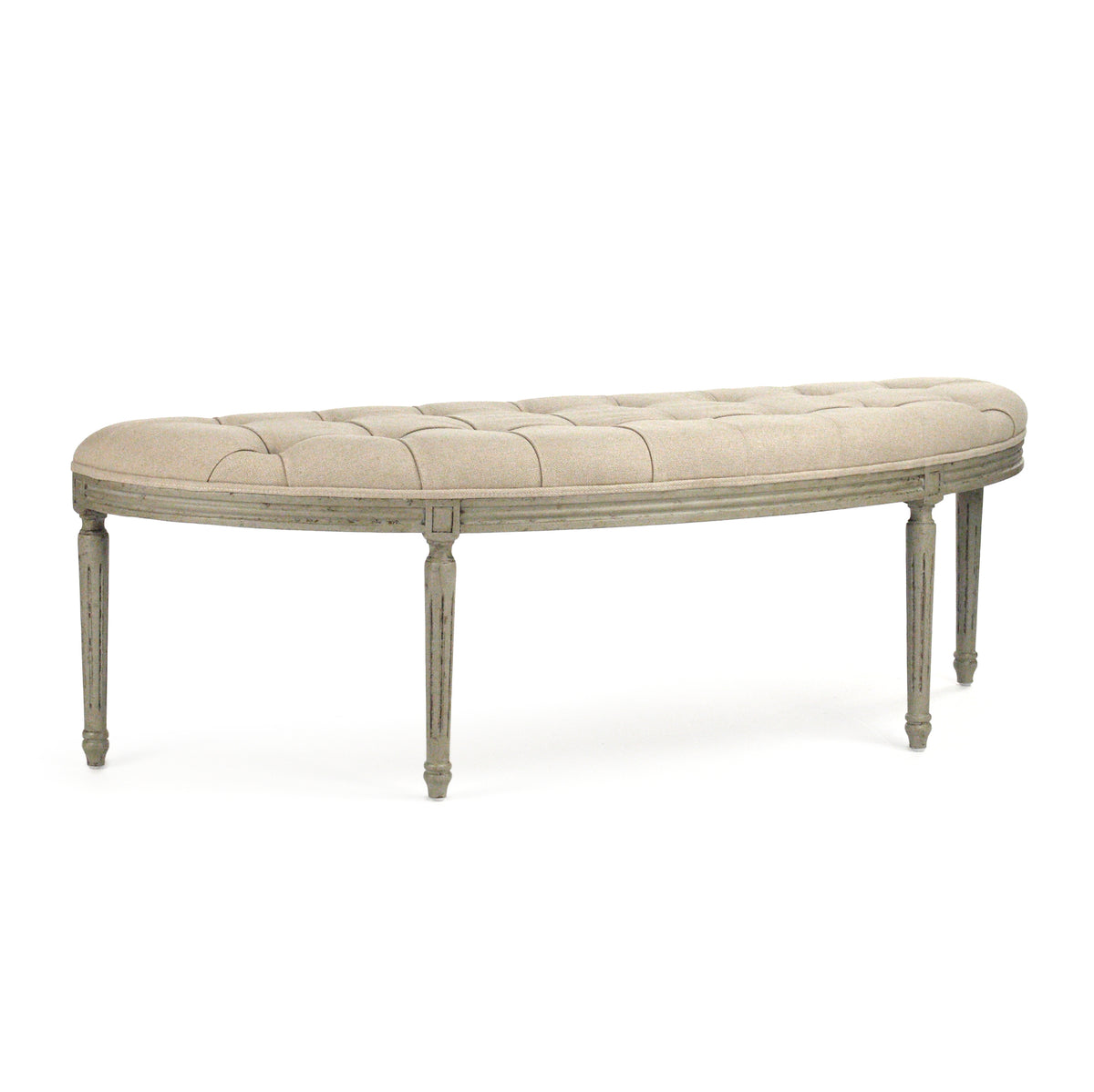 Louis Curve Bench by Zentique