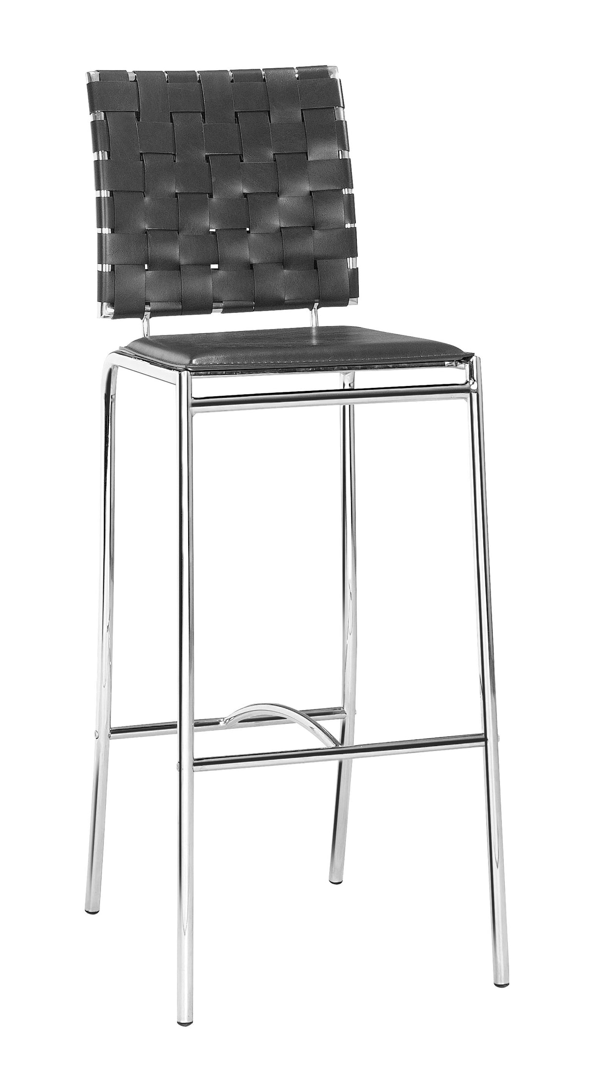 Criss Cross Barstool (Set of 2) Black