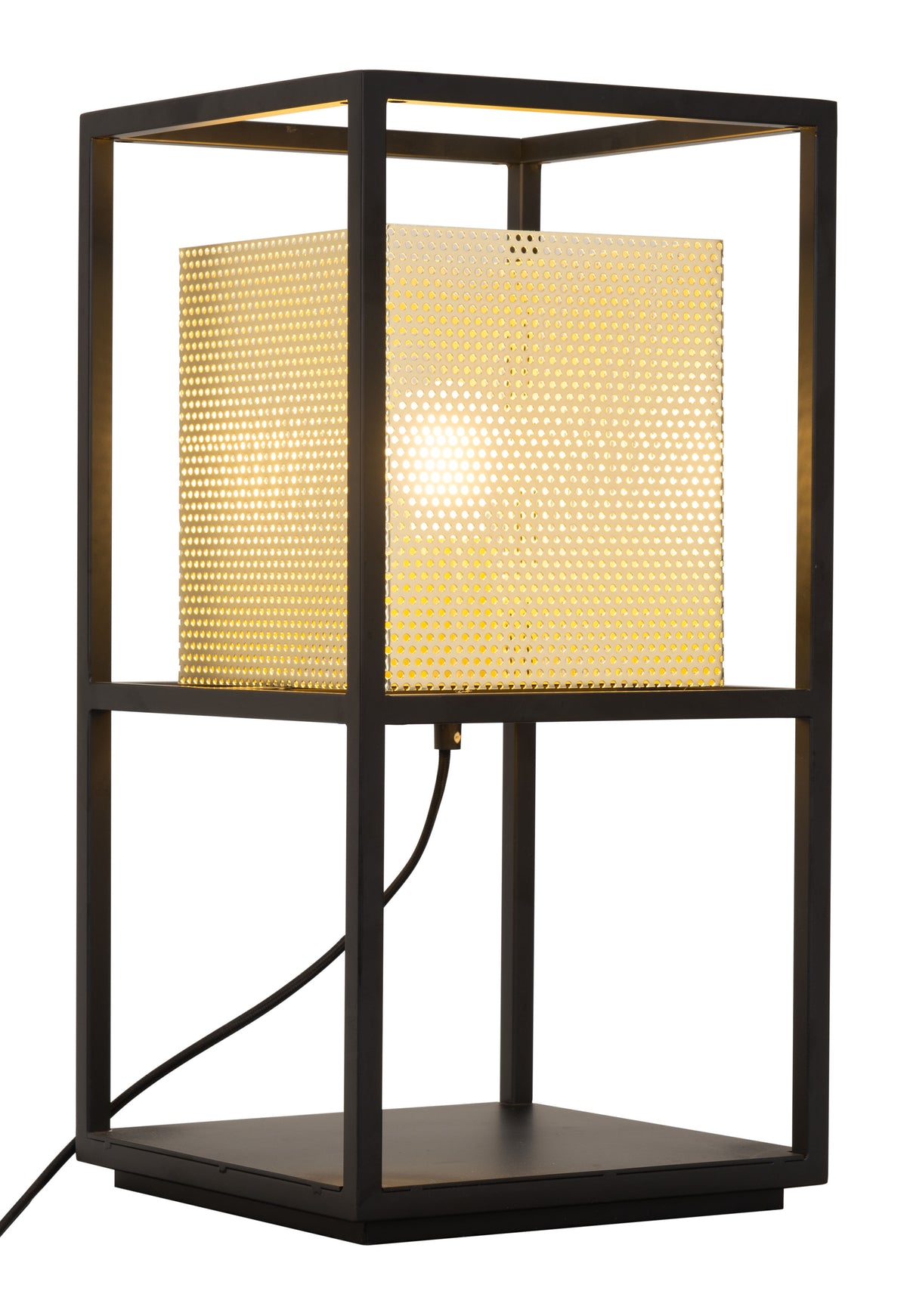 Yves Table Lamp Gold & Black