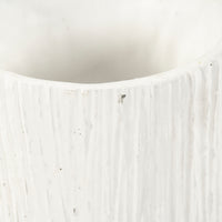 Distressed White Vase (10043S A148) by Zentique