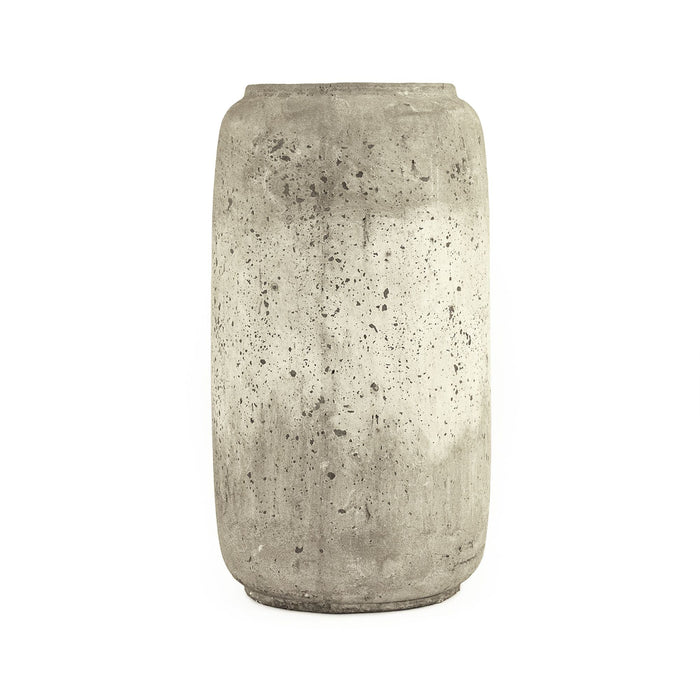 Distressed Grey Wash Vase (4974L A344) by Zentique