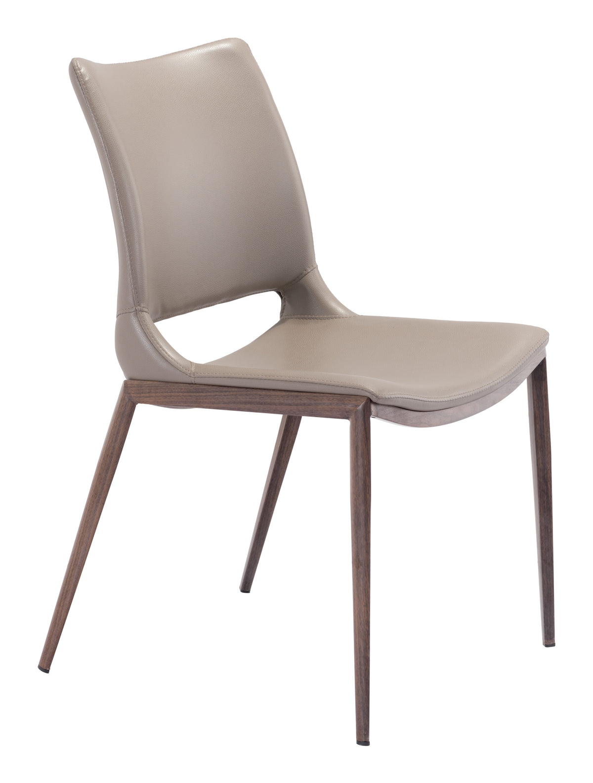 Ace Dining Chair (Set of 2) Brown & Walnut