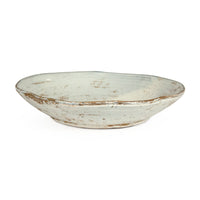 Distressed Off-White Flare Dish by Zentique